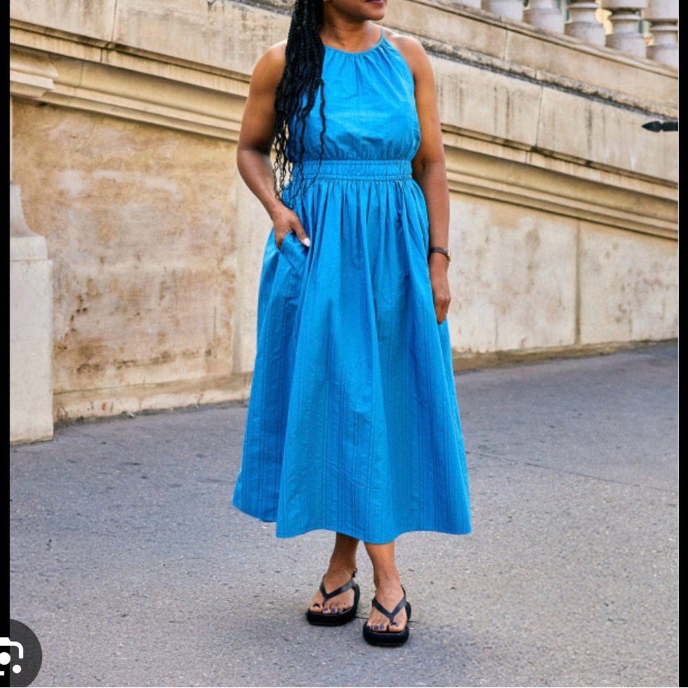 Uniqlo halter cotton maxi dress - Picture 9 of 10